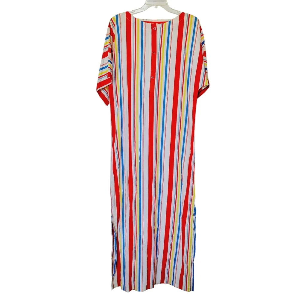 Vintage 60s / 70s Kaftan Maxi Dress - Picture 11 of 11